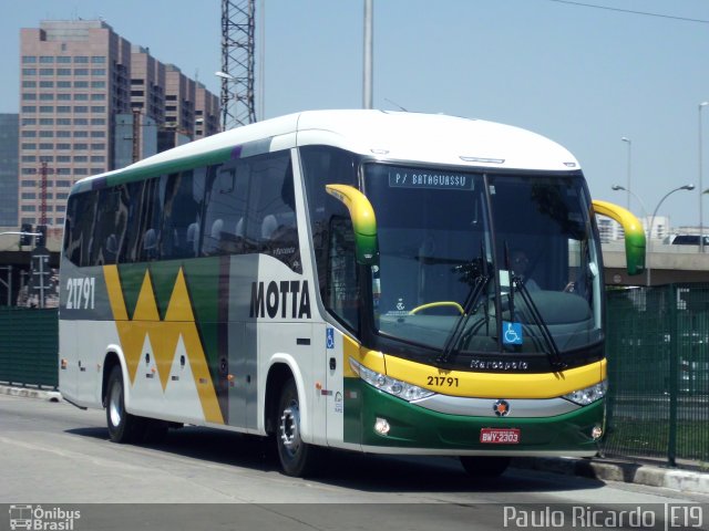 Viação Motta 21791 na cidade de São Paulo, São Paulo, Brasil, por Paulo Ricardo. Número da foto: #737895.