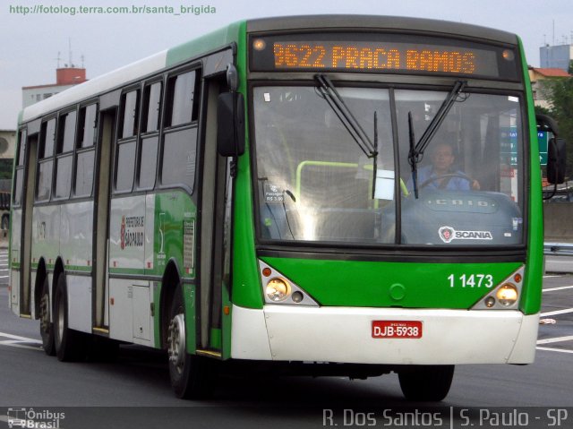 Viação Santa Brígida 1 1473 na cidade de São Paulo, São Paulo, Brasil, por Rafael Santos. Número da foto: #737110.