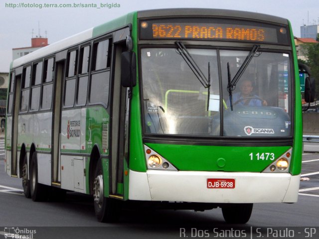 Viação Santa Brígida 1 1473 na cidade de São Paulo, São Paulo, Brasil, por Rafael Santos. ID da foto: 737110.