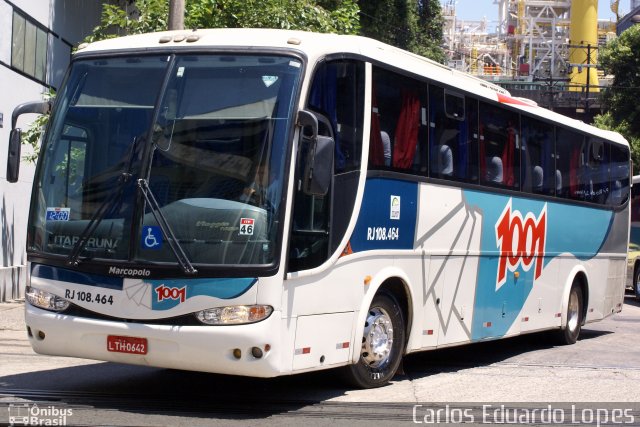 Auto Viação 1001 RJ 108.464 na cidade de Rio de Janeiro, Rio de Janeiro, Brasil, por Carlos Eduardo Lopes. Número da foto: #736774.