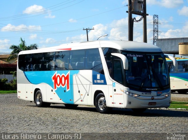 Auto Viação 1001 RJ 108.652 na cidade de Campos dos Goytacazes, Rio de Janeiro, Brasil, por Lucas  Ribeiro. ID da foto: 737535.