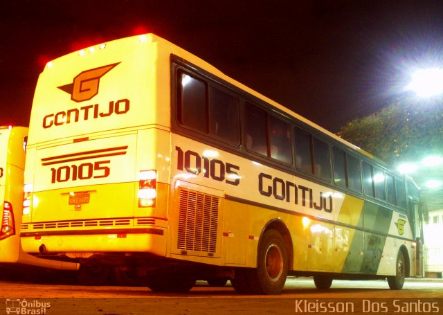Empresa Gontijo de Transportes 10105 na cidade de Belo Horizonte, Minas Gerais, Brasil, por Kleisson  dos Santos. Número da foto: #739986.