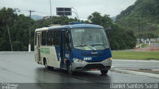 Viação Piracicabana Praia Grande 3901 na cidade de Praia Grande, São Paulo, Brasil, por Daniel Santos Sardi. Número da foto: #739794.