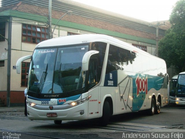 Auto Viação 1001 3002 na cidade de Rio de Janeiro, Rio de Janeiro, Brasil, por Anderson Sousa Feijó. Número da foto: #739968.