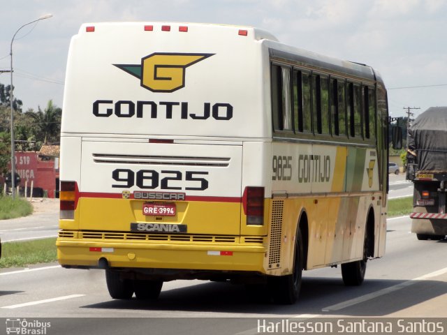 Empresa Gontijo de Transportes 9825 na cidade de Atibaia, São Paulo, Brasil, por Harllesson Santana Santos. ID da foto: 740042.