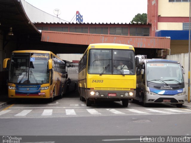 Viação Itapemirim 24203 na cidade de Sorocaba, São Paulo, Brasil, por Eduardo A. Almeida. ID da foto: 740028.