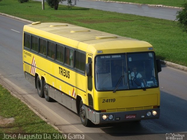 Viação Itapemirim 24119 na cidade de Candangolândia, Distrito Federal, Brasil, por José Augusto da Silva Gama. ID da foto: 740458.