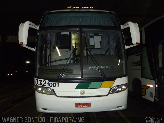 Empresa Gontijo de Transportes 0321001 na cidade de Pirapora, Minas Gerais, Brasil, por Wagner Gontijo Várzea da Palma-mg. ID da foto: 739379.