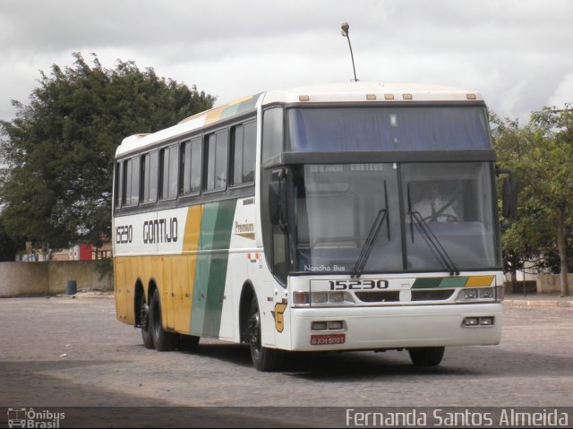 Empresa Gontijo de Transportes 15230 na cidade de Vitória da Conquista, Bahia, Brasil, por Fernanda Santos Almeida. ID da foto: 739274.