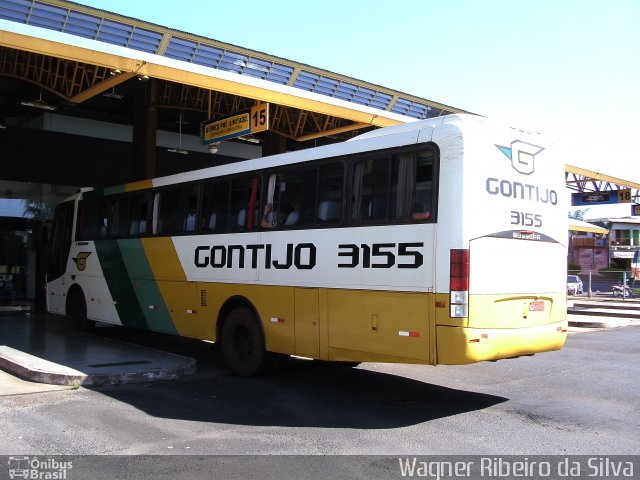 Empresa Gontijo de Transportes 3155 na cidade de Uberaba, Minas Gerais, Brasil, por Wagner Ribeiro da Silva. Número da foto: #738964.