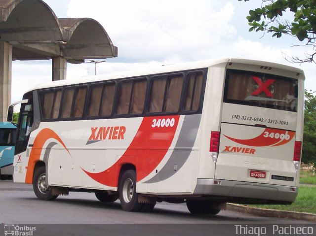 Viação Xavier 34000 na cidade de Montes Claros, Minas Gerais, Brasil, por Thiago  Pacheco. Número da foto: #740795.