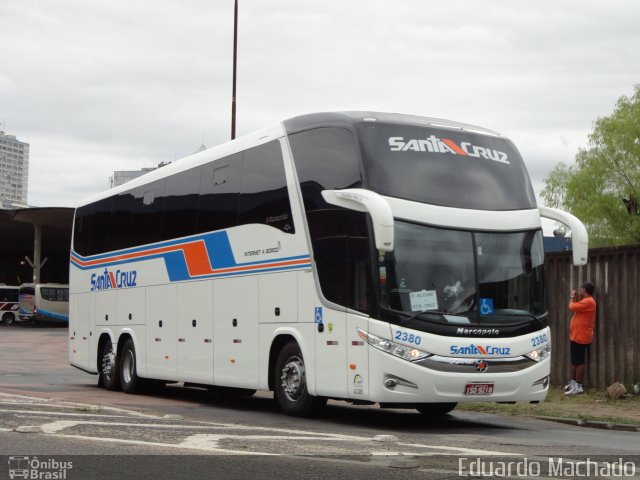 VUSC - Viação União Santa Cruz 2380 na cidade de Porto Alegre, Rio Grande do Sul, Brasil, por Eduardo Machado. ID da foto: 742371.