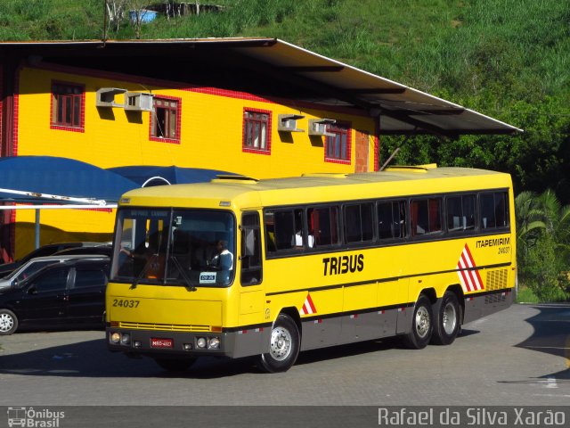 Viação Itapemirim 24037 na cidade de Paraíba do Sul, Rio de Janeiro, Brasil, por Rafael da Silva Xarão. ID da foto: 741896.