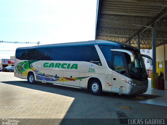Viação Garcia 7246 na cidade de Imbaú, Paraná, Brasil, por Lucas Gabriel. Número da foto: #740974.