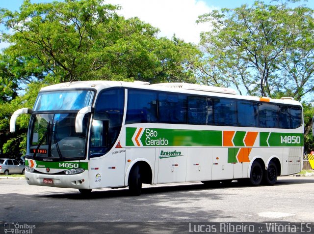 Cia. São Geraldo de Viação 14850 na cidade de Vitória, Espírito Santo, Brasil, por Lucas  Ribeiro. ID da foto: 741716.