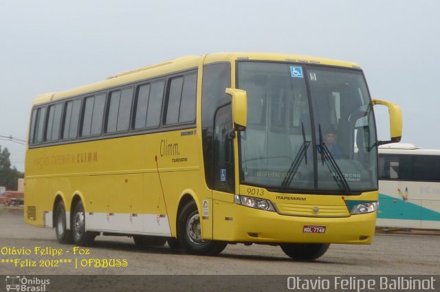 Viação Itapemirim 9013 na cidade de Foz do Iguaçu, Paraná, Brasil, por Otavio Felipe Balbinot. Número da foto: #740769.