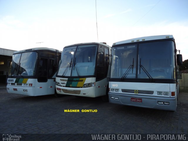 Empresa Gontijo de Transportes 10095 na cidade de Pirapora, Minas Gerais, Brasil, por Wagner Gontijo Várzea da Palma-mg. ID da foto: 741292.