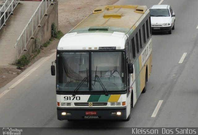 Empresa Gontijo de Transportes 9170 na cidade de Belo Horizonte, Minas Gerais, Brasil, por Kleisson  dos Santos. Número da foto: #741411.
