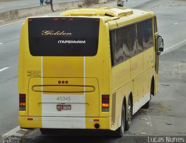 Viação Itapemirim 45345 na cidade de Belo Horizonte, Minas Gerais, Brasil, por Lucas Nunes. Número da foto: #743432.