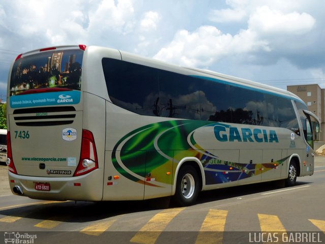 Viação Garcia 7436 na cidade de Imbaú, Paraná, Brasil, por Lucas Gabriel. Número da foto: #743594.