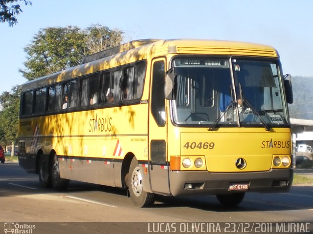 Viação Itapemirim 40469 na cidade de Muriaé, Minas Gerais, Brasil, por Lucas Oliveira. ID da foto: 743136.