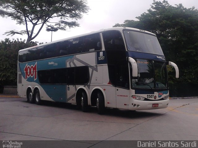Auto Viação 1001 2507 na cidade de São Paulo, São Paulo, Brasil, por Daniel Santos Sardi. Número da foto: #742668.