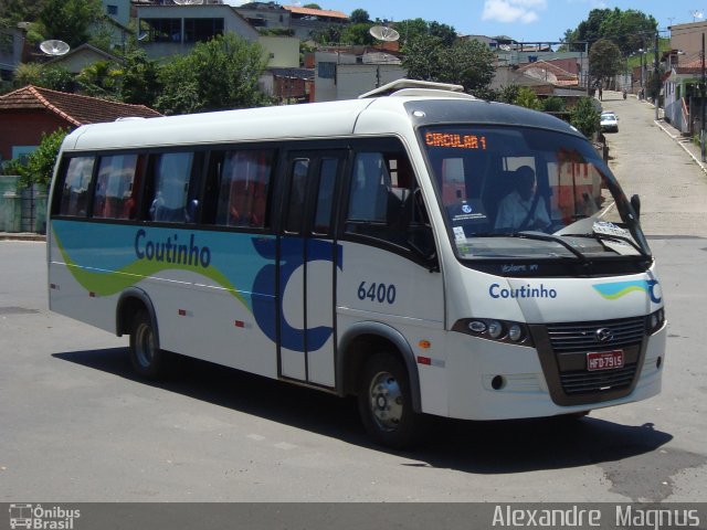 Empresa de Transportes Coutinho 6400 na cidade de Caxambu, Minas Gerais, Brasil, por Alexandre  Magnus. ID da foto: 743108.