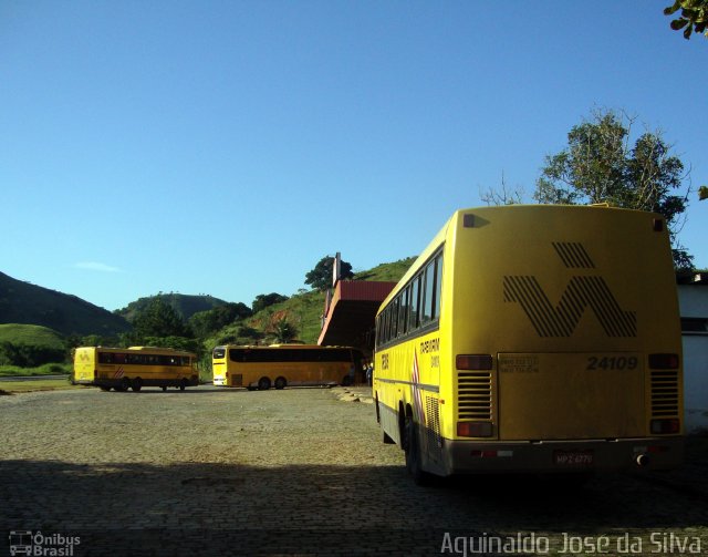 Viação Itapemirim 24109 na cidade de Leopoldina, Minas Gerais, Brasil, por Aguinaldo José da Silva. ID da foto: 743504.