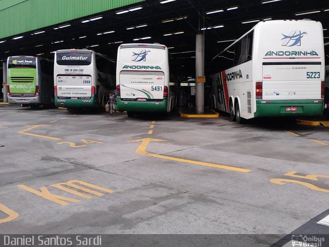 Empresa de Transportes Andorinha 5223 na cidade de São Paulo, São Paulo, Brasil, por Daniel Santos Sardi. Número da foto: #744654.
