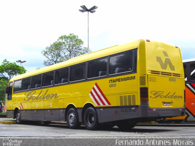 Viação Itapemirim 45035 na cidade de São Paulo, São Paulo, Brasil, por Fernando Antunes. ID da foto: 746053.