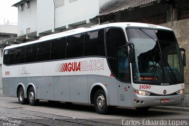Viação Águia Branca 31090 na cidade de Rio de Janeiro, Rio de Janeiro, Brasil, por Carlos Eduardo Lopes. Número da foto: #744904.