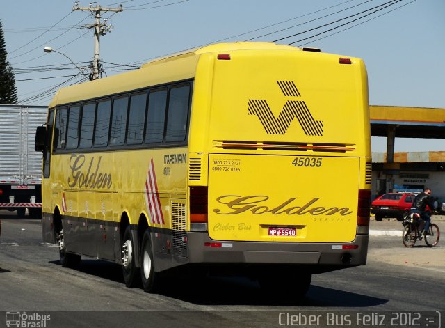 Viação Itapemirim 45035 na cidade de Vitória da Conquista, Bahia, Brasil, por Cleber Bus. Número da foto: #746606.