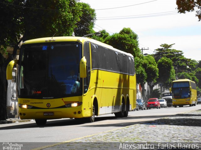 Viação Itapemirim 5509 na cidade de Rio de Janeiro, Rio de Janeiro, Brasil, por Alexsandro  Farias Barros. Número da foto: #744639.
