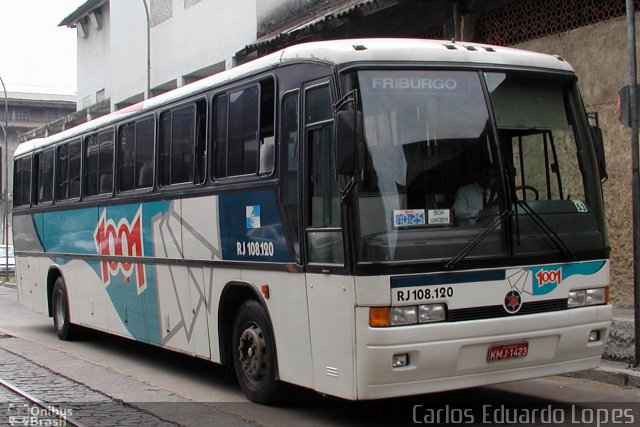 Auto Viação 1001 RJ 108.120 na cidade de Rio de Janeiro, Rio de Janeiro, Brasil, por Carlos Eduardo Lopes. ID da foto: 744890.