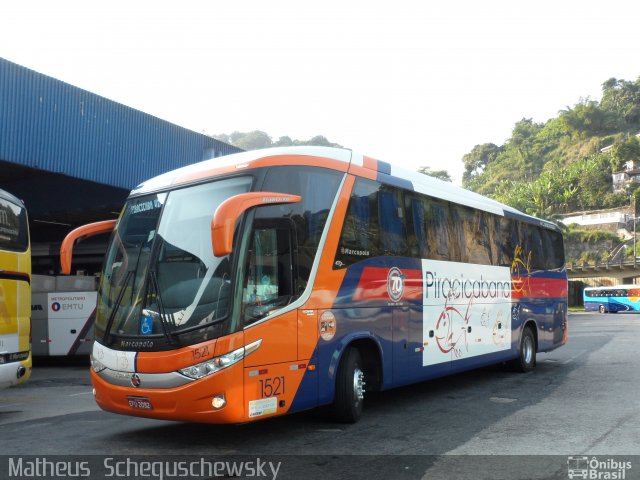 Viação Piracicabana 1521 na cidade de Santos, São Paulo, Brasil, por Matheus  Scheguschewsky. ID da foto: 745832.