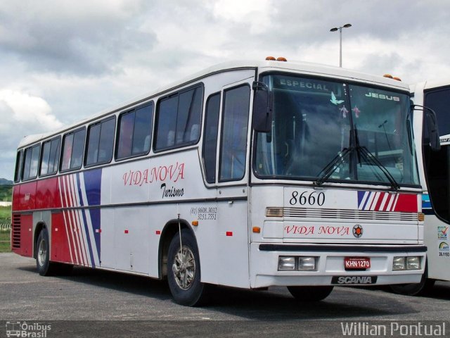 Vida Nova Turismo 8660 na cidade de Caruaru, Pernambuco, Brasil, por Willian Pontual. Número da foto: #745171.