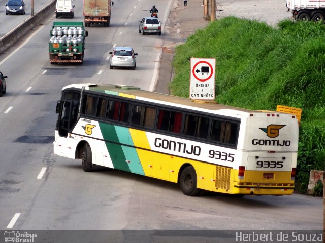 Empresa Gontijo de Transportes 9335 na cidade de Belo Horizonte, Minas Gerais, Brasil, por Herbert de Souza. ID da foto: 746371.