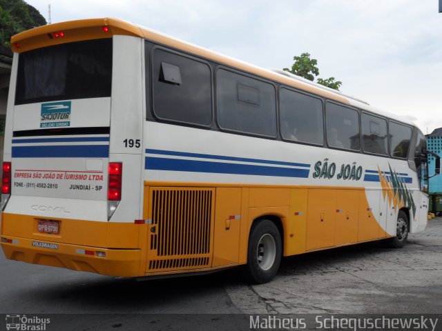 Sajotur - São João Turismo Jundiaí 195 na cidade de Santos, São Paulo, Brasil, por Matheus  Scheguschewsky. Número da foto: #745804.