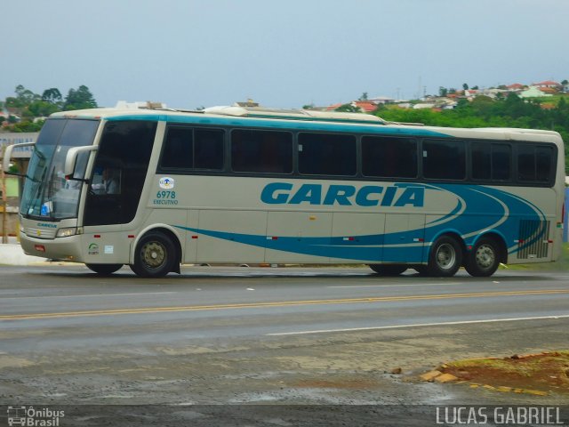 Viação Garcia 6978 na cidade de Imbaú, Paraná, Brasil, por Lucas Gabriel. Número da foto: #747468.