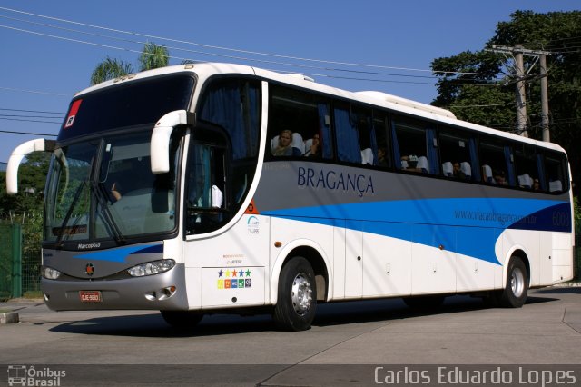 Auto Viação Bragança 6003 na cidade de São Paulo, São Paulo, Brasil, por Carlos Eduardo Lopes. Número da foto: #747375.