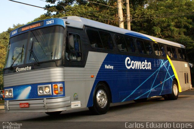 Viação Cometa 1261 na cidade de São Paulo, São Paulo, Brasil, por Carlos Eduardo Lopes. ID da foto: 747359.