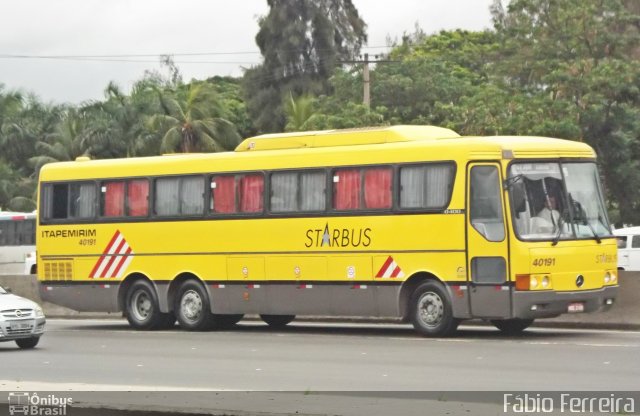 Viação Itapemirim 40191 na cidade de Rio de Janeiro, Rio de Janeiro, Brasil, por Fábio Ferreira. ID da foto: 749061.