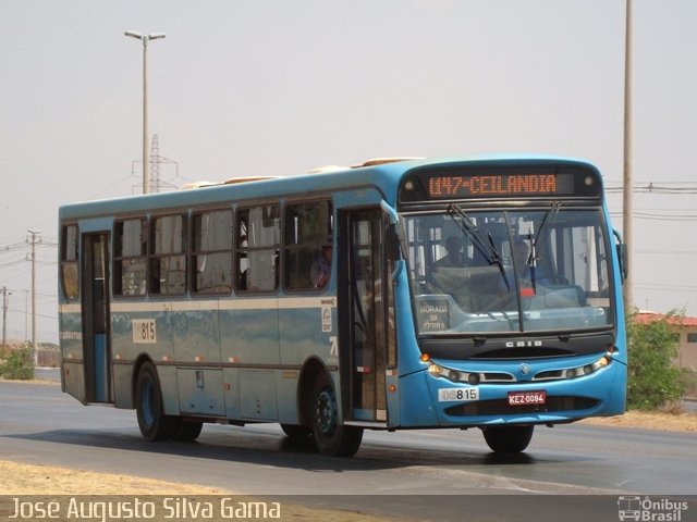 Taguatur - Taguatinga Transporte e Turismo 06815 na cidade de Ceilândia, Distrito Federal, Brasil, por José Augusto da Silva Gama. ID da foto: 748801.