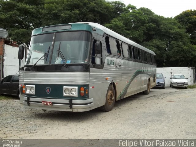 Transnunes Turismo 7405 na cidade de São Paulo, São Paulo, Brasil, por Felipe Vitor Paixão Vieira. Número da foto: #747982.