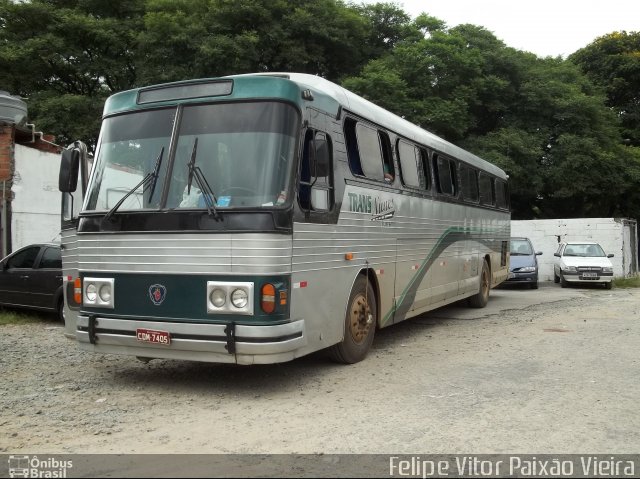 Transnunes Turismo 7405 na cidade de São Paulo, São Paulo, Brasil, por Felipe Vitor Paixão Vieira. ID da foto: 747982.