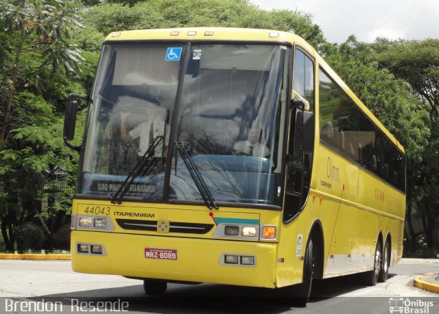 Viação Itapemirim 44043 na cidade de São Paulo, São Paulo, Brasil, por Brendon  Resende. Número da foto: #748928.