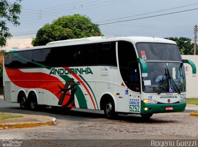 Empresa de Transportes Andorinha 5252 na cidade de Presidente Epitácio, São Paulo, Brasil, por Rogério Guezzi. ID da foto: 751165.