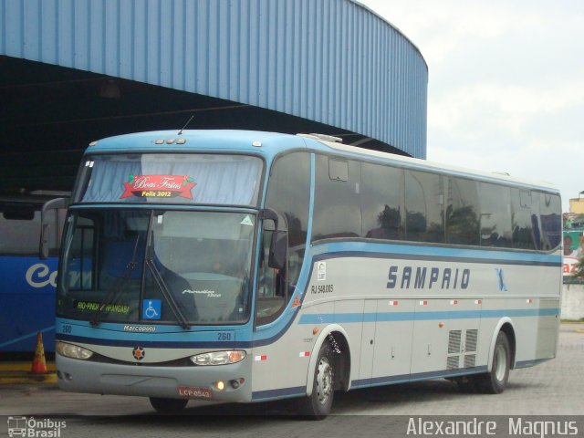 Viação Sampaio 260 na cidade de Resende, Rio de Janeiro, Brasil, por Alexandre  Magnus. Número da foto: #749204.