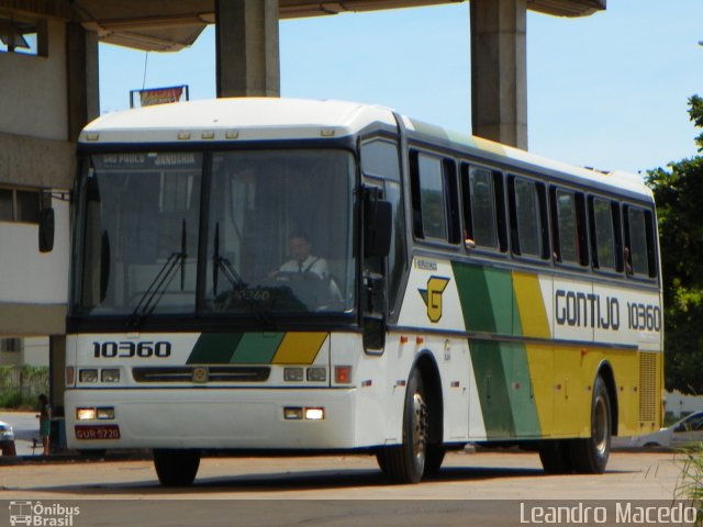 Empresa Gontijo de Transportes 10360 na cidade de Montes Claros, Minas Gerais, Brasil, por Leandro Macedo. ID da foto: 751276.