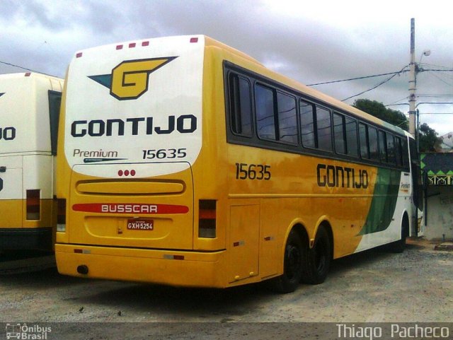 Empresa Gontijo de Transportes 15635 na cidade de Januária, Minas Gerais, Brasil, por Thiago  Pacheco. Número da foto: #750254.
